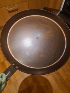 carbon steel keptuvė, plieno keptuvę