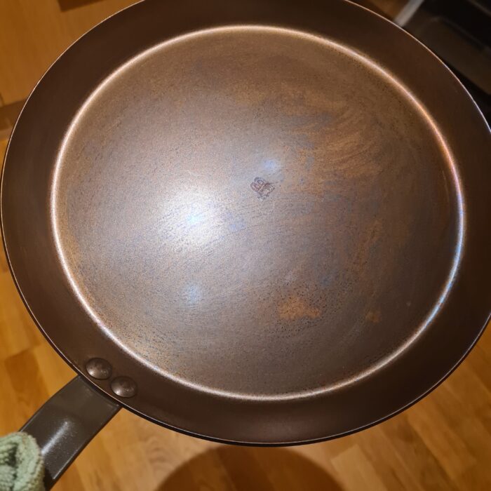 carbon steel keptuvė, plieno keptuvę