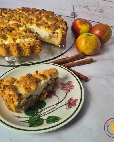 trupininis pyragas su varške